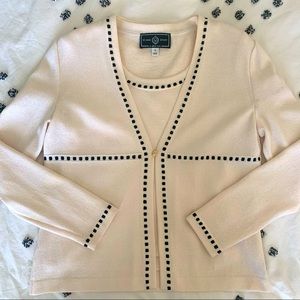 St. John Sport Creme Cardigan